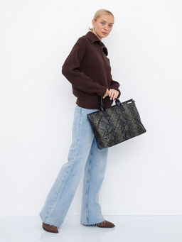 Сумка 58274S green Velina Fabbiano-Safenta