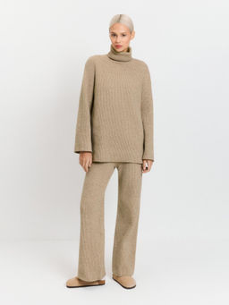 10200160698 Брюки жен. Tiempo_pants кофейный