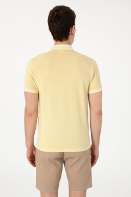 Erkek Slim Fit Polo Yaka A__k Haki Basic Ti__rt Sepette S_rpriz _ndirim - U.s. polo assn фото 5