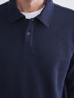 Polo Yaka Erkek Sweatshirt