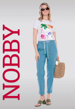 NOBBY, Женские брюки 91021-52 (голубая лагуна)