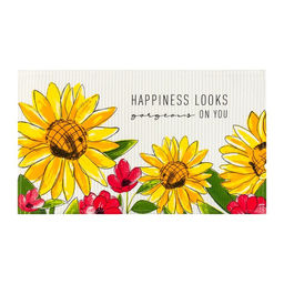 Набор полотенец кухонный Доляна Happiness looks 35х60см-2шт, 100% хлопок  фото 6