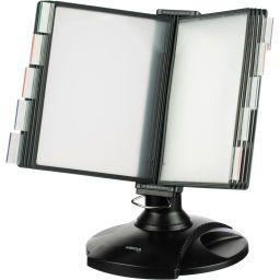 Демосистема настольная FDS008 вращ. пластик 10 пан.,черный