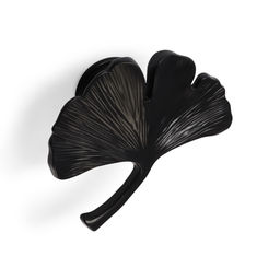 Ручка-кнопка CAPPIO PRO «Листок» 54×50 мм, цвет черный