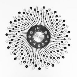 Часы настенные интерьерные «Аласса», серия: Ажур, бесшумные, плавный ход, d=68 см, циферблат d=22 см, от батарейки 1хАА