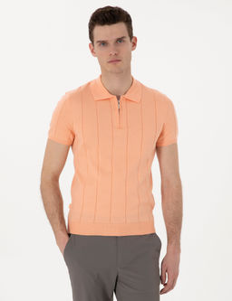 Yavrua_z_ Slim Fit Fermuarl_ Polo Yaka Triko Ti__rt