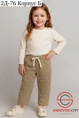 штаны с начёсом для девочки - Bruno фото 2