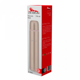 Zeidan Термос из нержавеющей стали с узкой горловиной 750мл, вакуумная технология, открытие пробки одним нажатием (Китай) - Домашняя мода фото 2