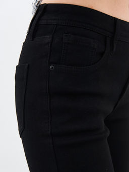 Утепленные женские джинсы зауженного кроя на флисе - Mossmore фото 26