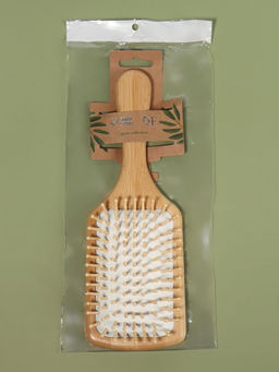 Расчёска массажная BAMBOO, широкая, бамбуковая, 8×25(±1) см