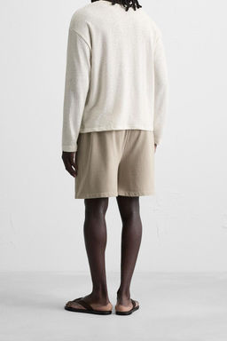 WASHED JOGGER BERMUDA SHORTS - Zara фото 4