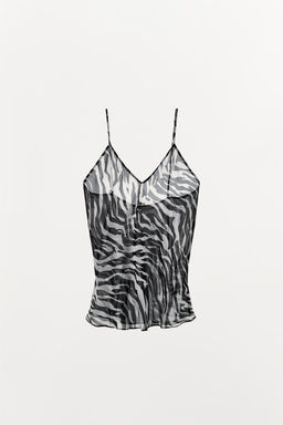 ANIMAL PRINT TOP - Zara фото 5