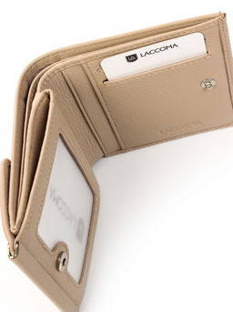 LACCOMA кошелек LA-2076-бежевый натуральная кожа  фото 4