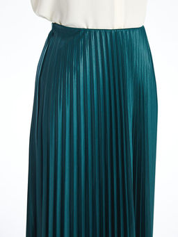 Dar Fit Kad?n Pileli Etek