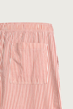 PANTAL?N BAGGY FIT RAYAS / Rojo