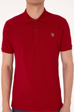 Erkek Slim Fit Polo Yaka Bordo Basic Ti__rt Sepette S_rpriz _ndirim - U.s. polo assn фото 6