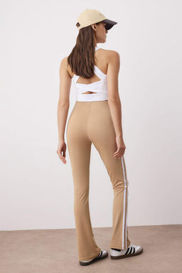 Vizon Dalg?c/Scuba Kumas Serit Detayl? Ispanyol Paca Yoga Orme Spor Tayt THMAW26TY00014
