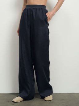 Брюки женские 52104-БР темно-синие