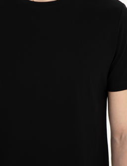 Siyah Slim Fit Ti__rt