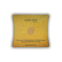 Спонж из натурального бамбукового волокна Bamboo Home (Песочный) - Wai ora фото 8