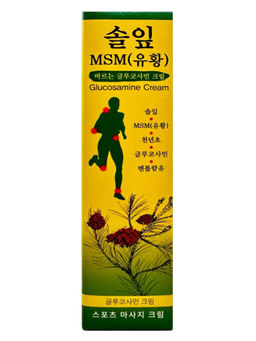 MSM Спортивный массажный крем расслабляющий c глюкозамином / Glucosamine Cream, 150 мл