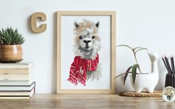 ФРЕЯ PNB/PS-044 Набор для раскрашивания по номерам 30 х 20 см Пушистый альпака  фото 6