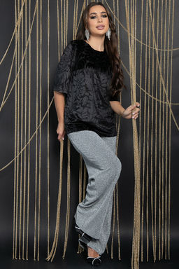 Блуза Твоя стихия (черная) Б11656 - Lt collection фото 5