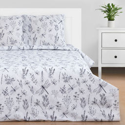 Постельное бельё Этель 1.5 сп Стрекозы 143*215 см, 150*214 см, 70*70 см -2 шт, бязь фото 8