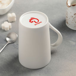 Кружка Доляна Романтика медведей, 380 мл, фарфор, белая