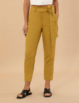 Ye_il Carrot Fit Keten Pantolon - Pierre cardin фото 2