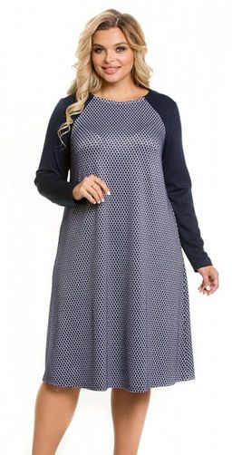 Платье 1068 темно-синий