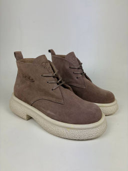 Ботинки 308.агатаw. капучино замш уценка