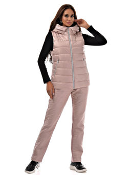 Утепленный жилет с капюшоном на молнии - А+б коллекция фото 10