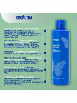 Concept Prof.Шампунь д/объема волос Volume Up Shampoo 300мл