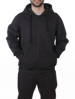 AAL-710 DK. GRAY Костюм спортивный мужской (85% хлопок, 15% полиэстер)