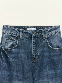 Джинсы wide-flare с высокой посадкой / Zarina фото 8