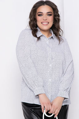 Блуза Алтея (белая) НЬЮ Б8597 - Lt collection фото 5