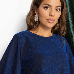 Блуза нарядная с блеском, Предвкушение встречи (сияние)