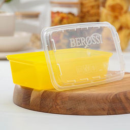 Набор контейнеров для заморозки BEROSSI Zip, 3 шт., 1 л, пластик, желтый