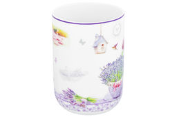 Кружка 400 мл 11,5*7,5*10,5 cм "Лаванда" NEW BONE CHINA