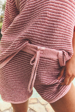 HIGH-WAIST KNIT SHORTS - Zara фото 2
