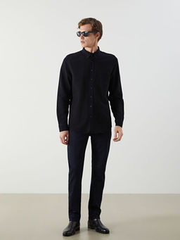 Slim Fit Uzun Kollu Arm?rl? Erkek G?mlek