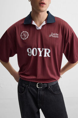 RETRO FOOTBALL TECHNICAL POLO SHIRT - Zara фото 5