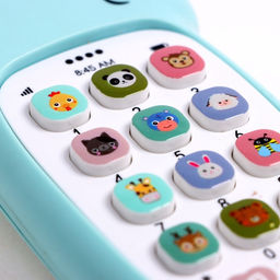 Музыкальный телефон детский «Любимый единорог», звук, цвет голубой