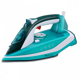 Утюг электрический "Kelli", подошва с керамическим покрытием, функция "Паровой удар", функция самоочистки, вертикальная глажка, защита от перегрева, термо и паро регулятор, защита шнура от перекручивания, световой индикатор, емкость для воды 200мл, п