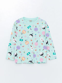 Bisiklet Yaka K?z ?ocuk Pijama Tak?m