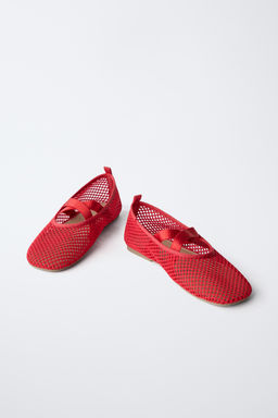 MESH BALLET FLATS - Zara фото 3