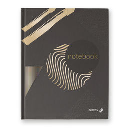 Светоч Бизнес-блокнот, мат. лам. + тис. золотой фольгой, 80ББТ5_8_5_1 A5+ 80 л. 22 шт. клетка Затмение 000922