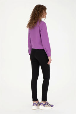 Женские черные джинсовые брюки - U.s. polo assn фото 4