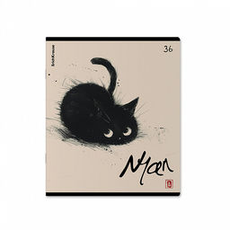 Цена за 5 шт. Тетрадь общая ученическая ErichKrause Blur Cat, 36 листов, клетка_MIX-PACK  фото 7